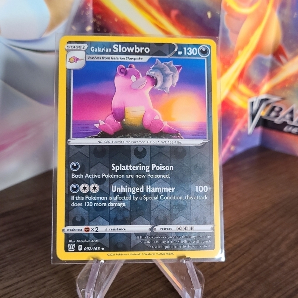 Galarian Slowbro 092/163 Pokemon TCG Reverse Holo Rare